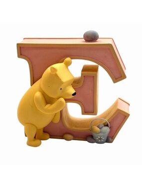 Michel & Company Disney Winnie the Pooh Alphabet Letter E Figurine